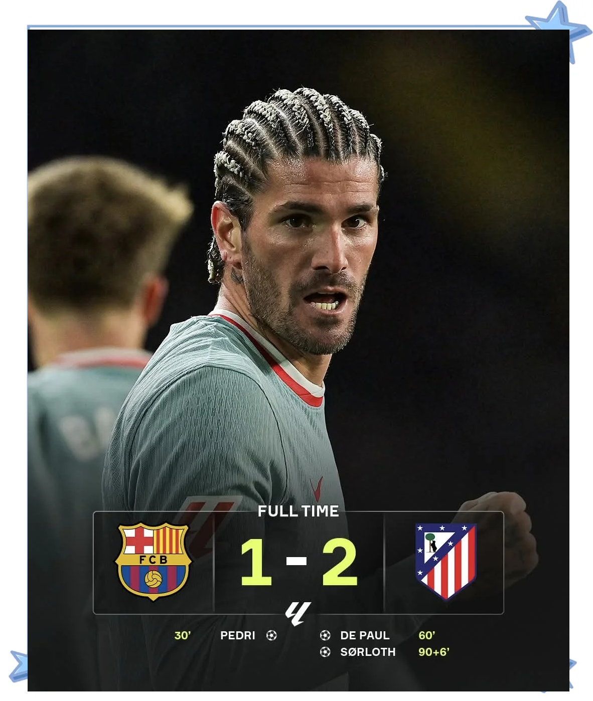 马德里竞技客场逆转胜利,稳固前四位置 马德里竞技客场逆转胜利,稳固前四位置