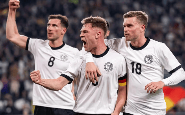 德国队战胜斯洛伐克取得胜利